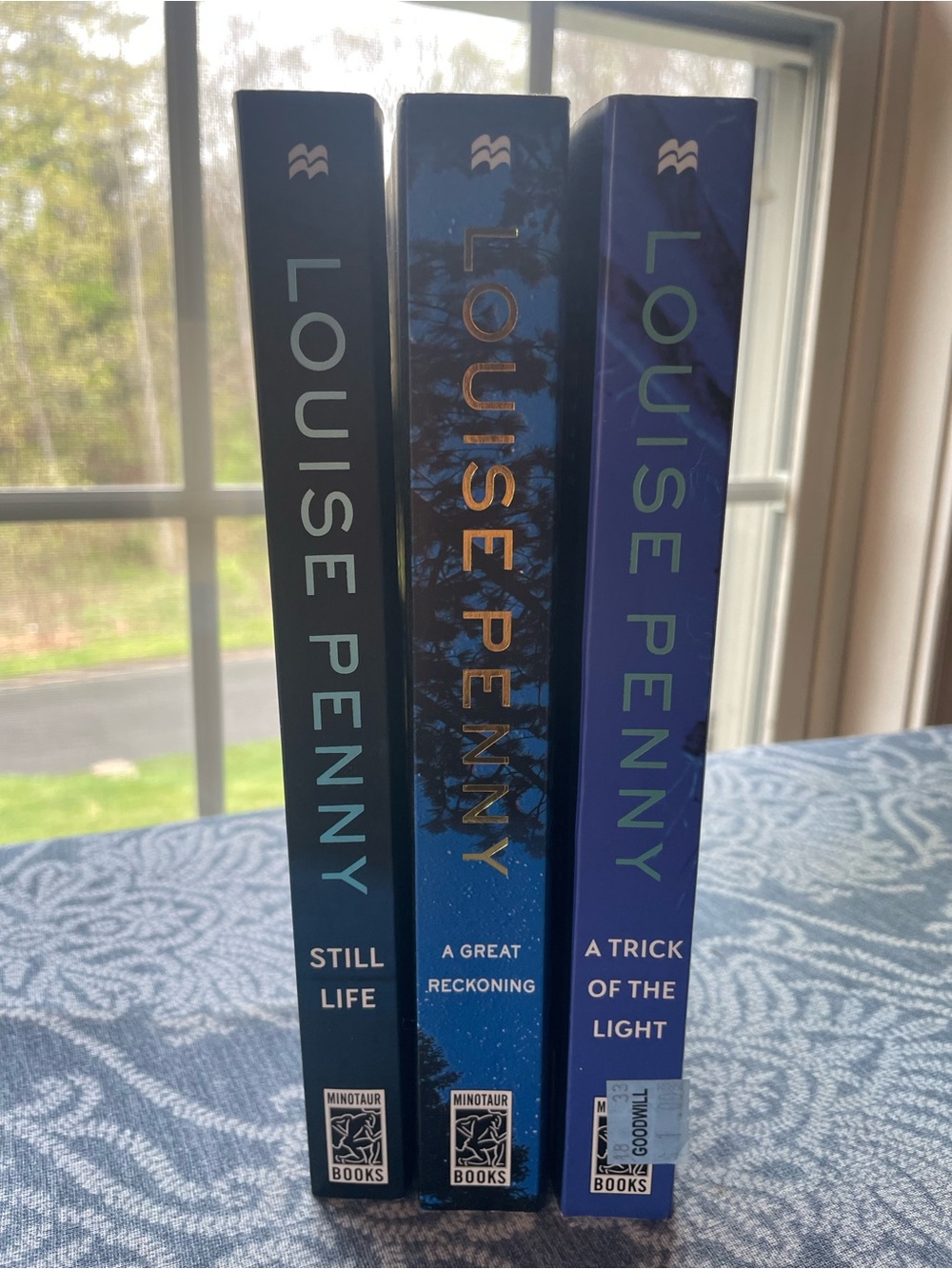Louise Penny Blue Book Set; A Great Reckoning; A Trick of the Light